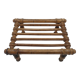 Bamboo imitation footrest