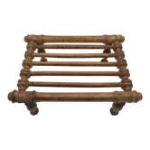 Bamboo imitation footrest