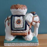 Elephant signed plant holder or candle holder