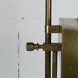 Brass Bauhaus Art Deco architectural Marcel Breuer style desk or table lamp
