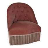 Velvet tub chair