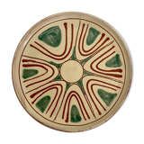 Decorative plate signed Dieulefit, 1960