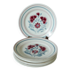 Lot of 8 dessert plates Lunéville model Herblay 1950
