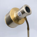 Vintage 20th Century Brass Spotlight Floor Lamp By NAFA, European Plug, 1960's