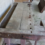 Solid wooden workbench
