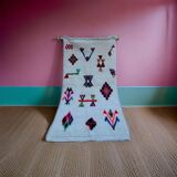 Moroccan Berber runner rug in colorful handmade wool