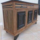 Solid wood sideboard 3 doors 3 drawers