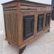 Solid wood sideboard 3 doors 3 drawers