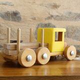 Vintage wooden transport truck