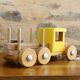Camion de transport en bois vintage
