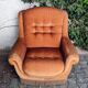 Velvet armchair from the 70s