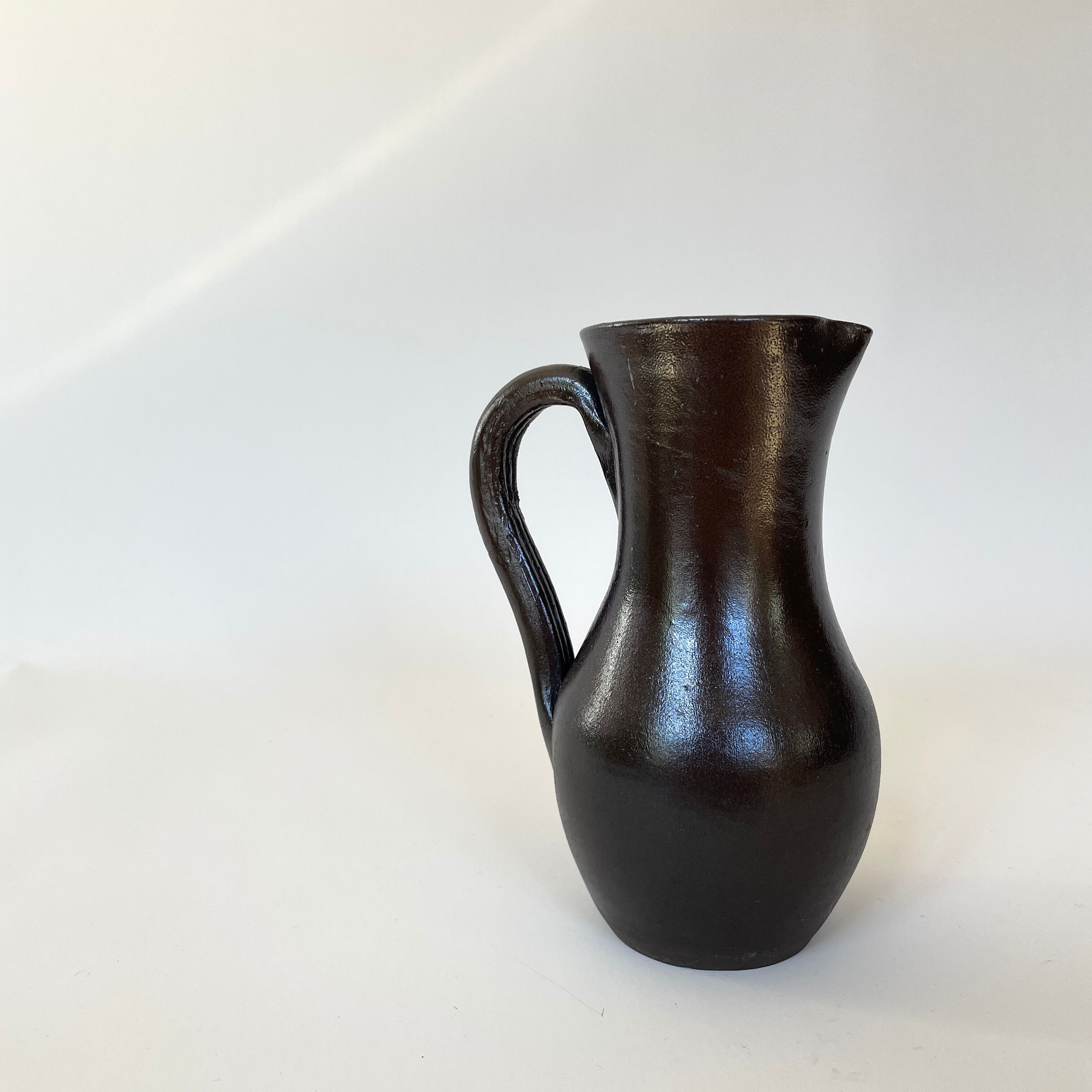 Sandstone pitcher, vintage 1960