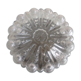 Bulled glass ceiling lamp, vintage 60/70s
