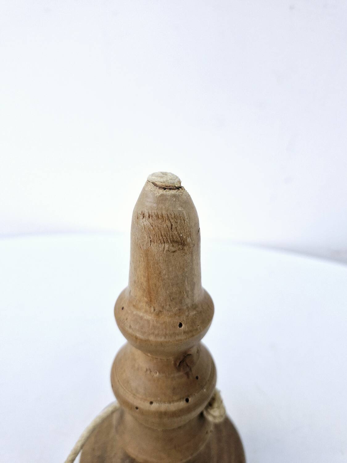 Old Bilboquet Wooden Popular Art Old Game H 18 cm