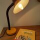 Desk lamp yellow-orange and black Made in France