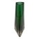 Sculptural Murano green sommerso Glass, triangular shape , 1970's Italian design