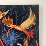 Tapestry vintage canvas 60's