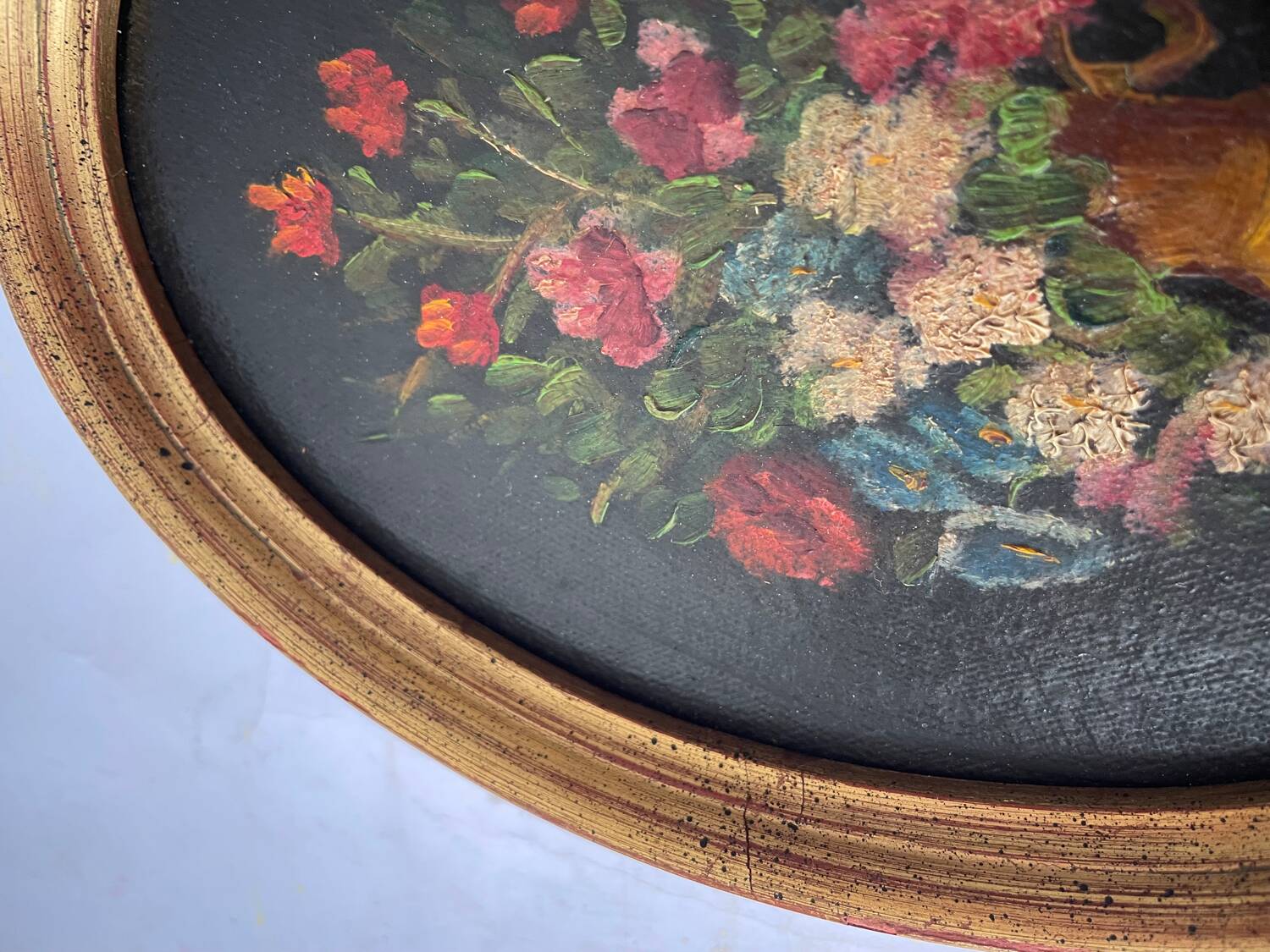 Duo of paintings "bouquet of flowers"