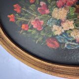 Duo of paintings "bouquet of flowers"