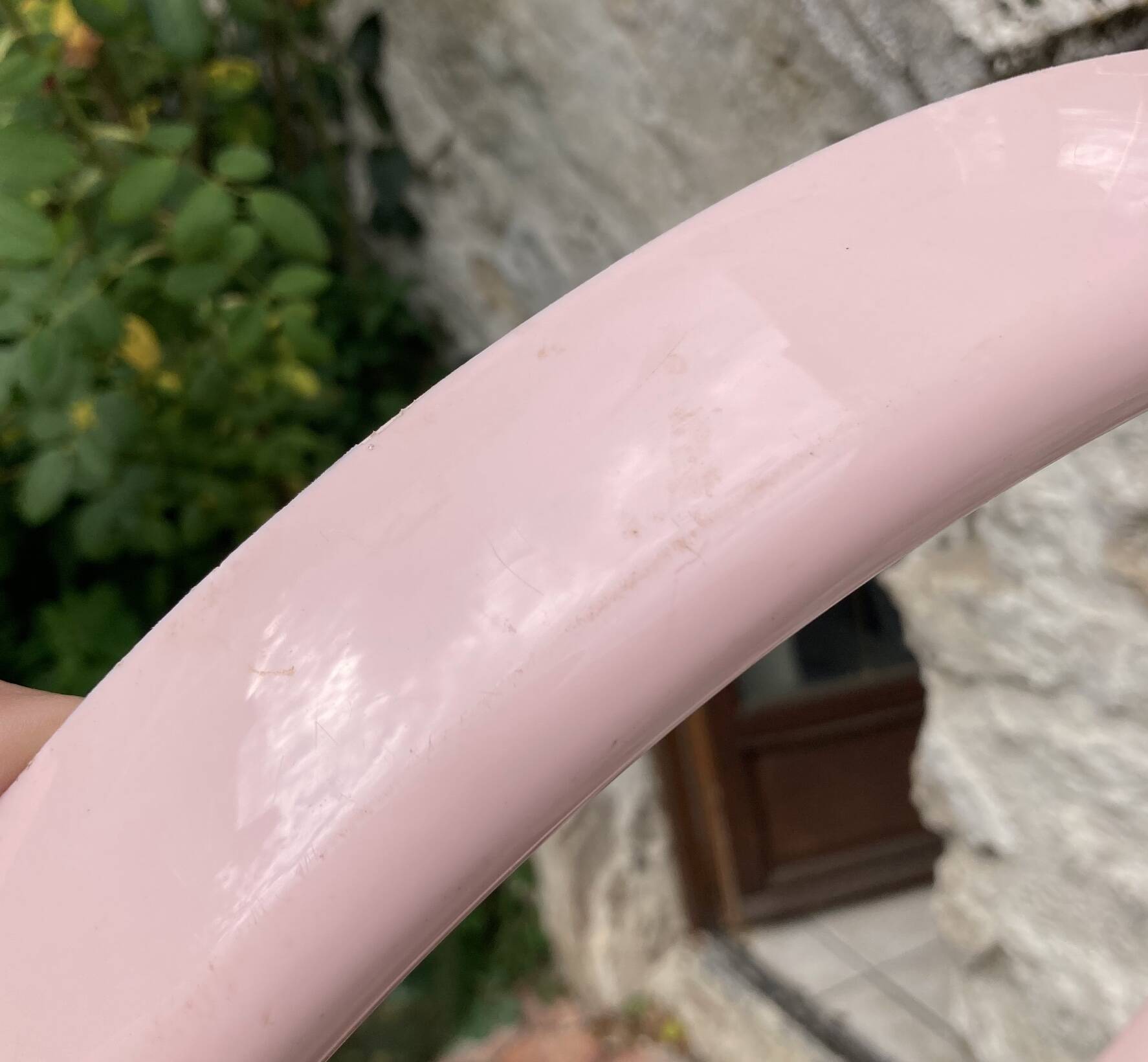 Vintage pink mirror