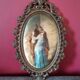Brass frame The Baison Francesco Hayez