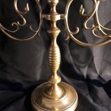 Pair of bronze candelabra