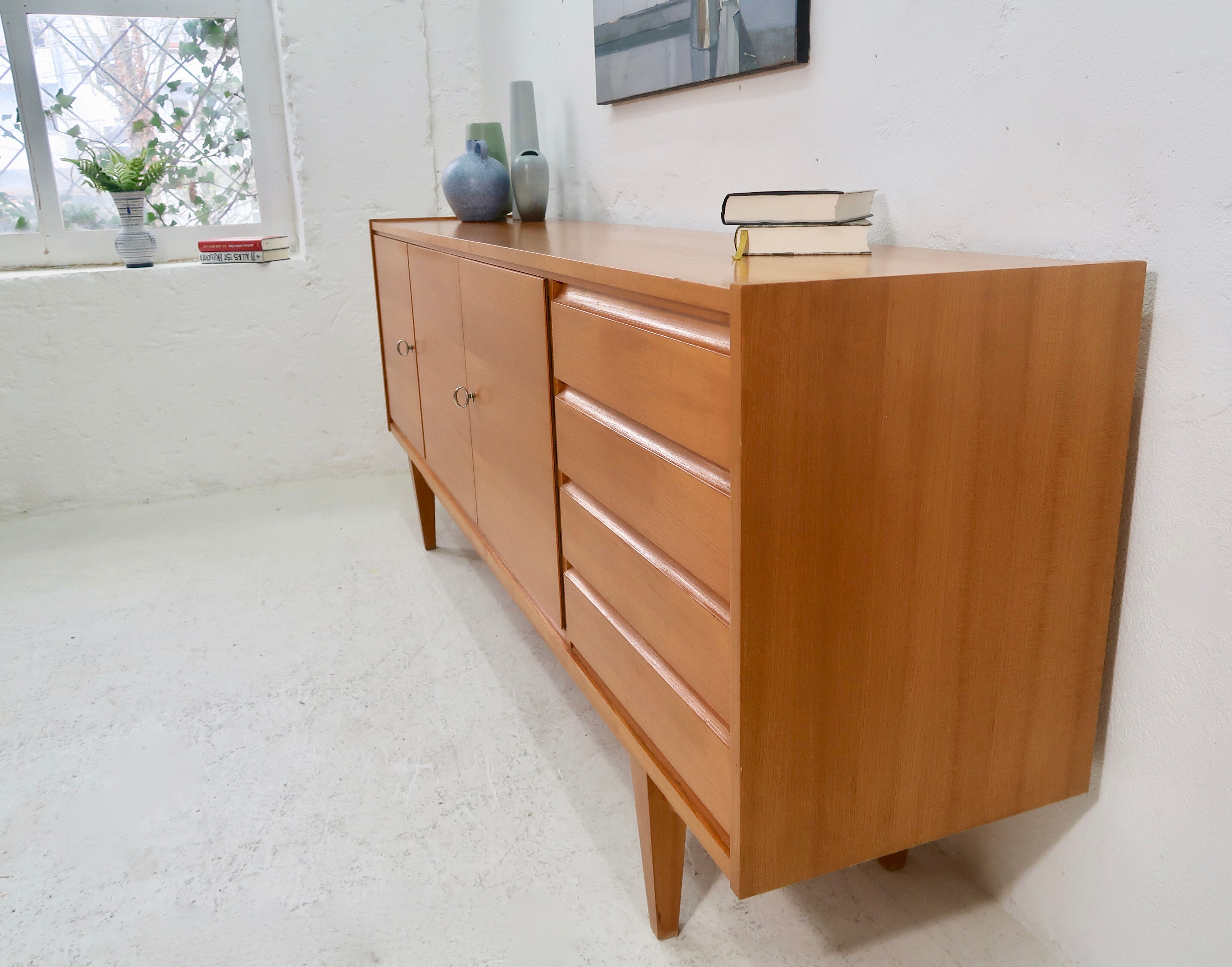 Mid-century ashwood sideboard, 1950s
