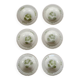 6 deep plates in Niderviller earthenware