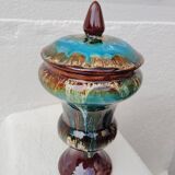 Vallauris vase in glazed ceramic