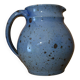 Blue stoneware jug