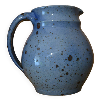 Blue stoneware jug