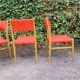 Ensemble de 4 chaises vintage