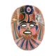 Colorful Mexican terracotta mask, 70s