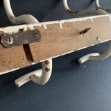 Fischel curved wood wall coat rack, Art Deco