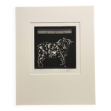 Mario avati (1921-2009), merinos, black manner, 1970