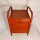 Vintage metal boarding school or hospital bedside