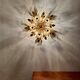Floral Hollywood Regency Wall or Ceiling Lamp