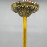 Art Deco chandelier with glass shade, Czechoslovakia, 1930s