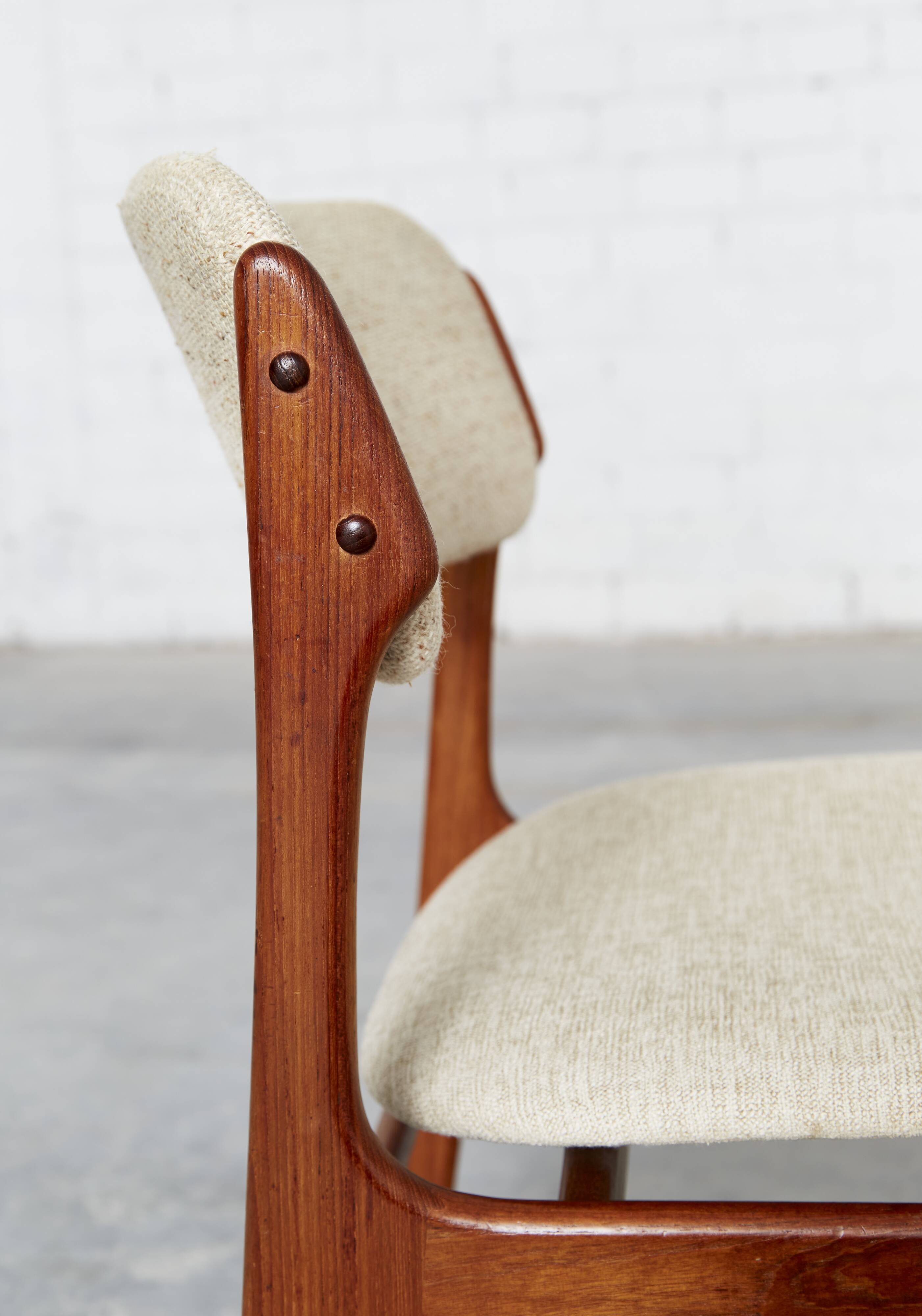 Set of 5 Erik Buck Dining Chair No.49 for O.D. Møbler