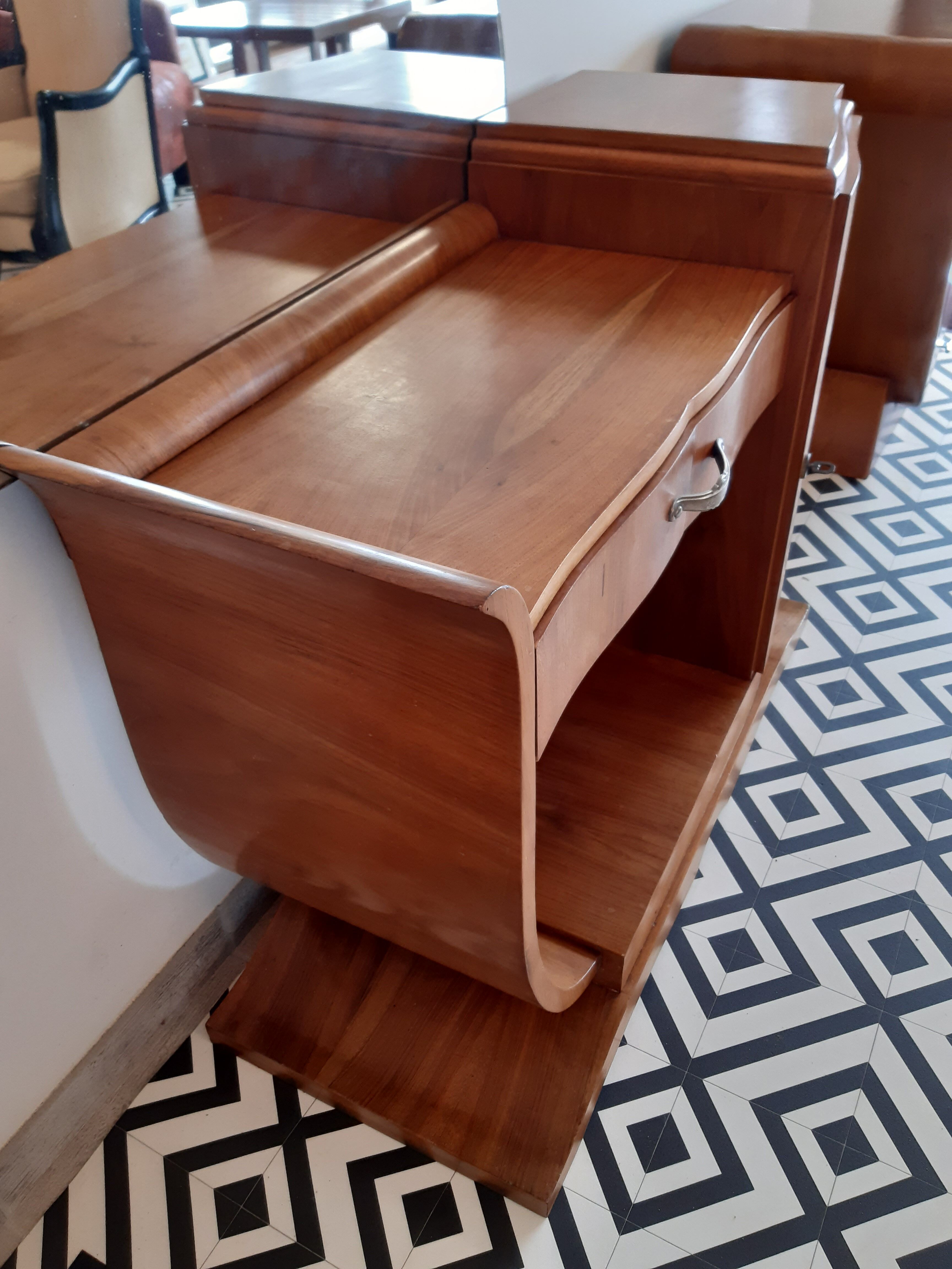 Desk console hairdresser art deco