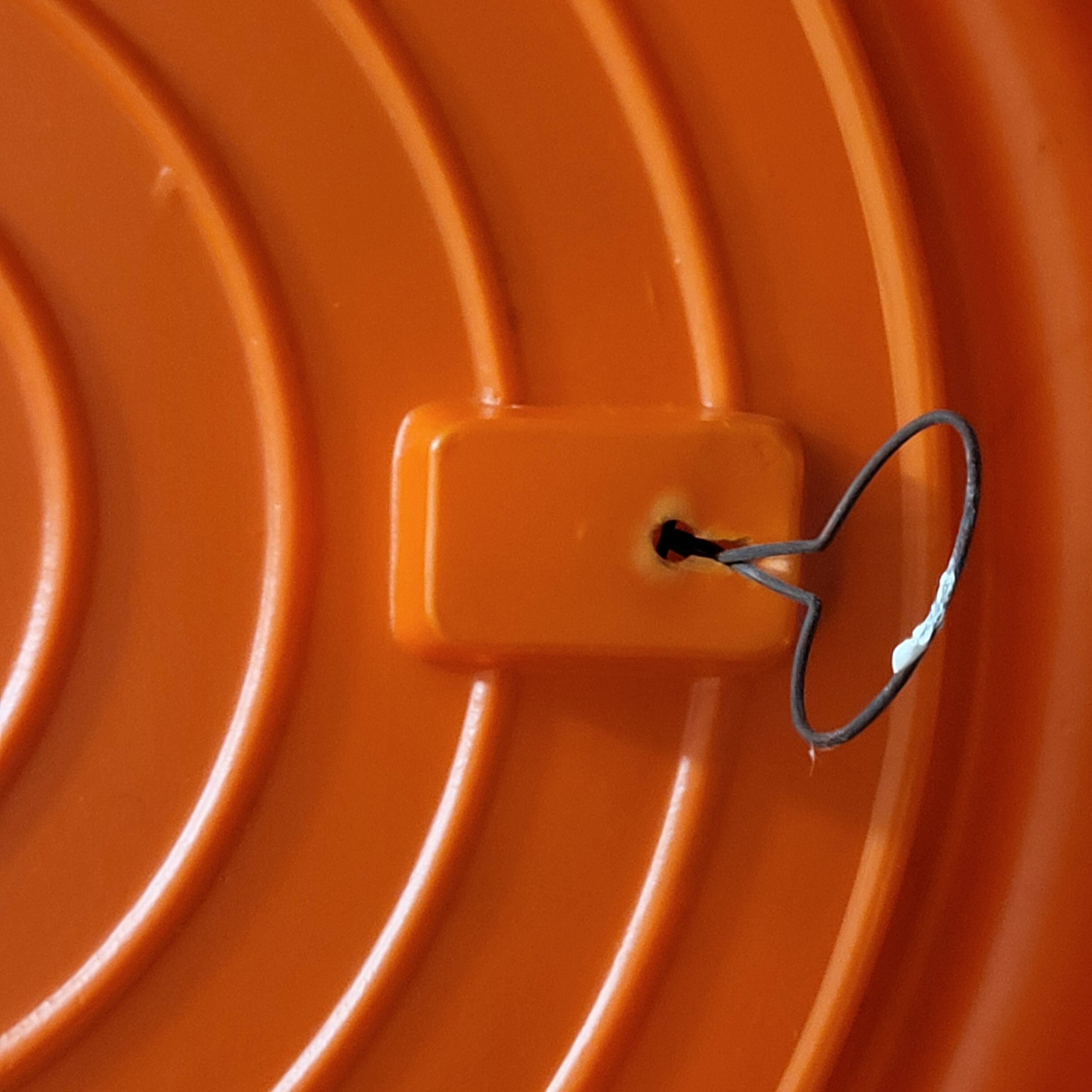 Orange flower mirror Visiva, Milan Italy