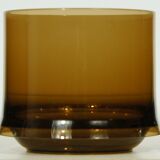 Set of 6 Guzzini glasses in smoked plexiglass 1970