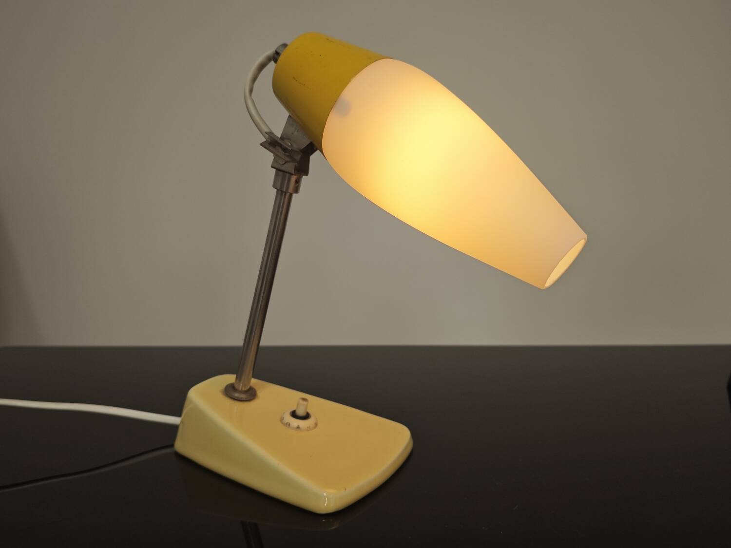 Ceramic table lamp by Jaroslav Anyz for Kamenicky Senov 1956