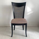 Chaise bois et cannage