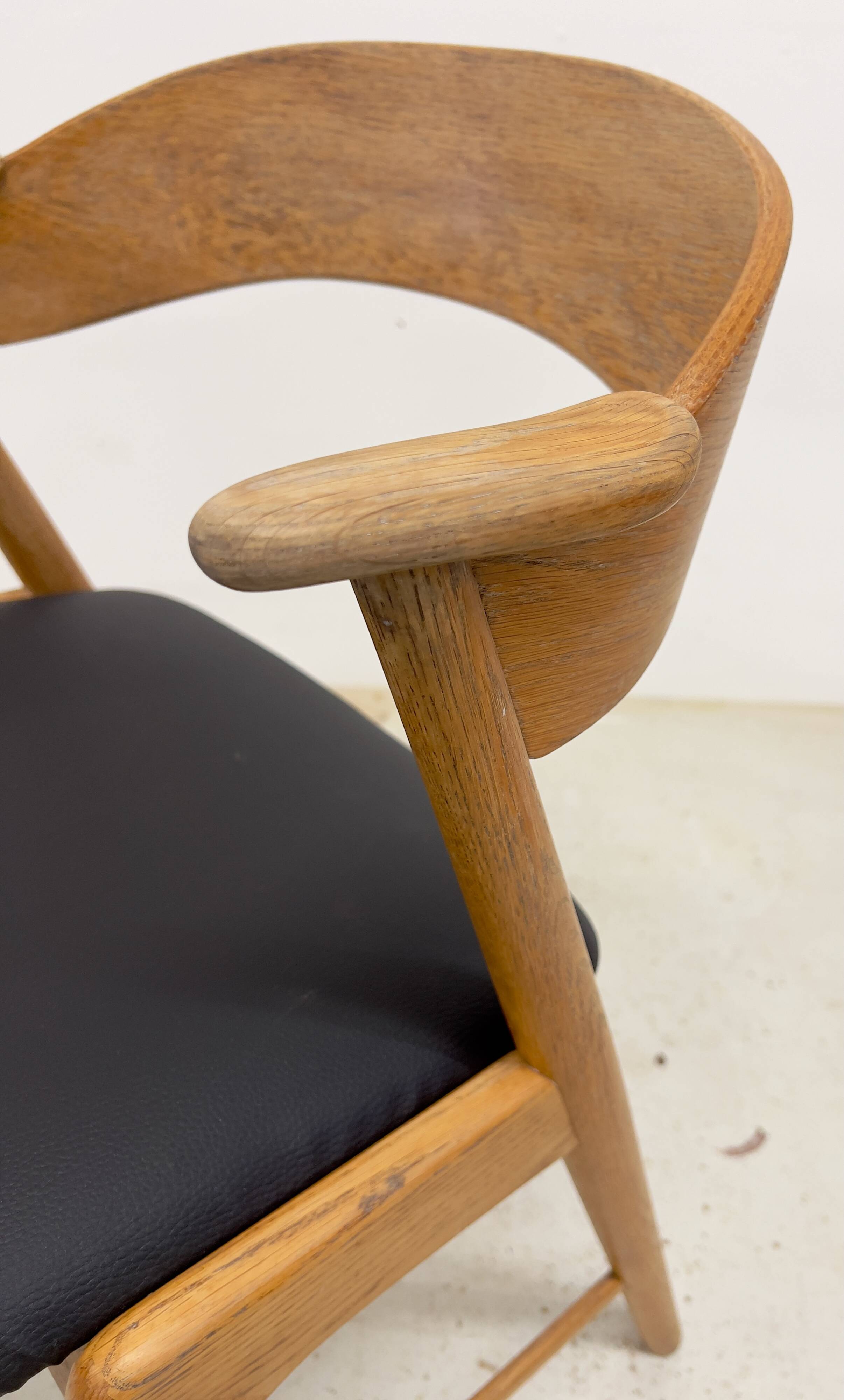 Kai Kristiansen Model 32 Oak Dining Chair, Korup Møbelfabrik.