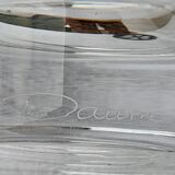 Crystal vase signed Daum France
