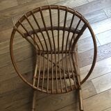 Child rattan rocking chair