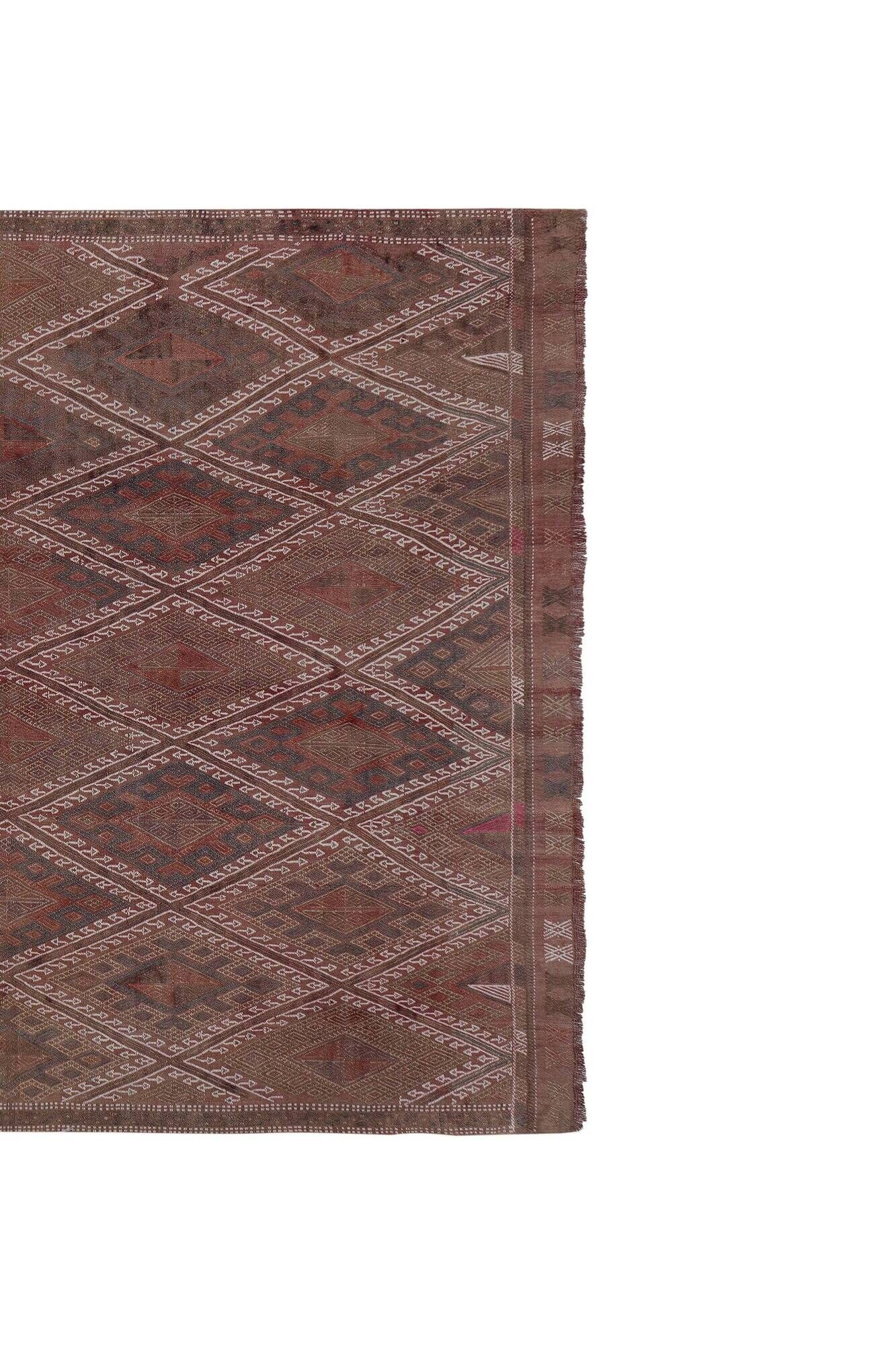 Vintage Turkish kilim handwoven 174x230 cm