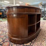 Classic English Kidney Shaped Chesterfield Desk