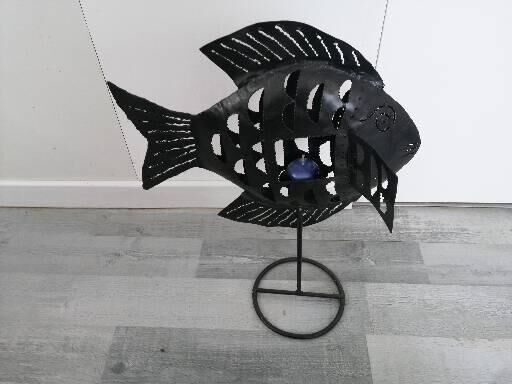 Fish candle holder